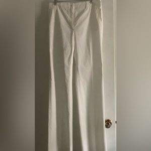 Malo White Cotton Pants